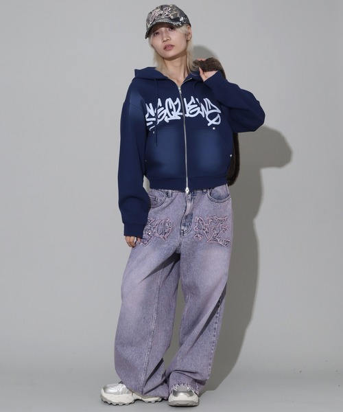 SEQUENZ(シークエンズ)の「【SEQUENZ/シークエンズ】APPLIQUE TUDS DENIM(デニムパンツ・メンズ・ブラック/ブルー/ブラウン/パープル系その他・S/M/L)」の16枚目の写真