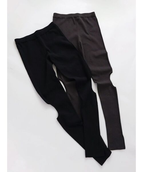 Htage（テージ）の「【Htage】サークルデザインレギンス（その他パンツ・レディース・ブラック/チャコールグレー・FREE）」の2枚目の写真
