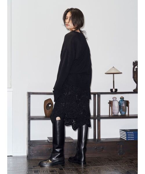 Htage（テージ）の「【Htage】サークルデザインレギンス（その他パンツ・レディース・ブラック/チャコールグレー・FREE）」の3枚目の写真