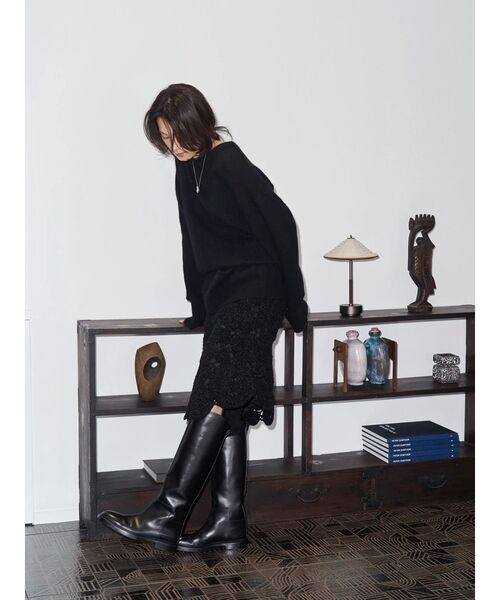 Htage（テージ）の「【Htage】サークルデザインレギンス（その他パンツ・レディース・ブラック/チャコールグレー・FREE）」の4枚目の写真