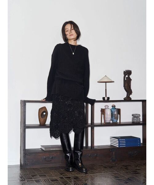 Htage（テージ）の「【Htage】サークルデザインレギンス（その他パンツ・レディース・ブラック/チャコールグレー・FREE）」の6枚目の写真