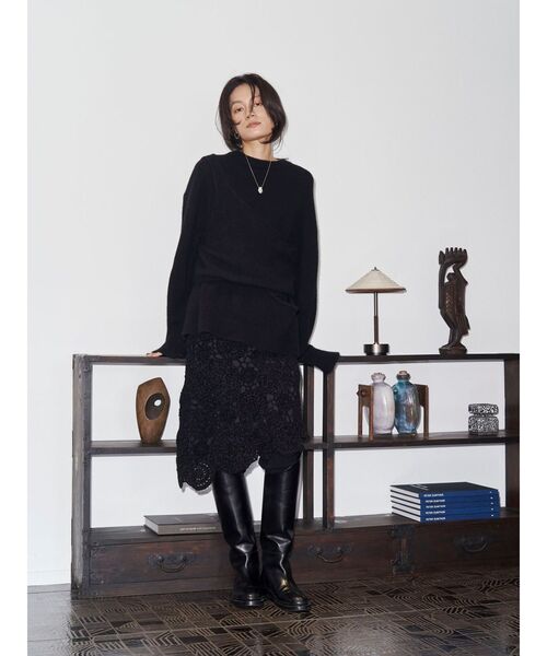 Htage（テージ）の「【Htage】サークルデザインレギンス（その他パンツ・レディース・ブラック/チャコールグレー・FREE）」の8枚目の写真