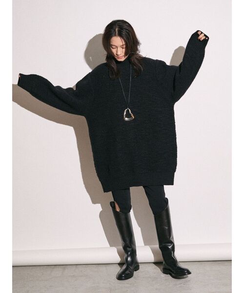 Htage（テージ）の「【Htage】サークルデザインレギンス（その他パンツ・レディース・ブラック/チャコールグレー・FREE）」の9枚目の写真