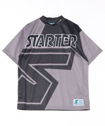 【STARTER GOLF】スターターゴルフ FIELDSENSOR(R)吸水速乾 STARTERビックロゴ モックネック半袖カットソー SG-123001