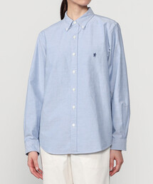 GYMPHLEX | Gymphlex | 長袖ボタンダウンシャツ SOLID WOMEN(シャツ/ブラウス)