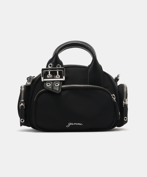 U by SPICK&SPAN(ユーバイスピックアンドスパン)の「GANNI/ガニー Bucky Polochon Small(ショルダーバッグ・レディース・キャメル/ブラック・FREE)」の18枚目の写真