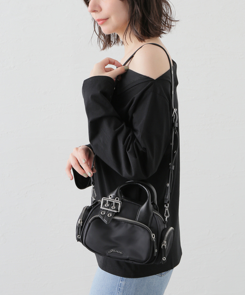 セール】GANNI/ガニー Bucky Polochon Small（ショルダーバッグ）｜U