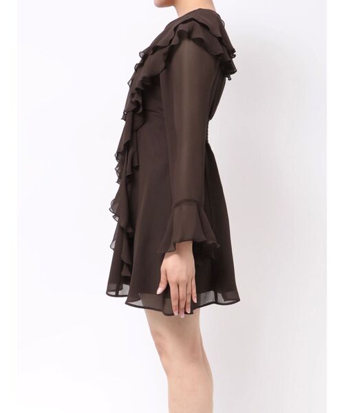 セール】ラッフルフリルミニワンピース（ワンピース）｜MERCURYDUO