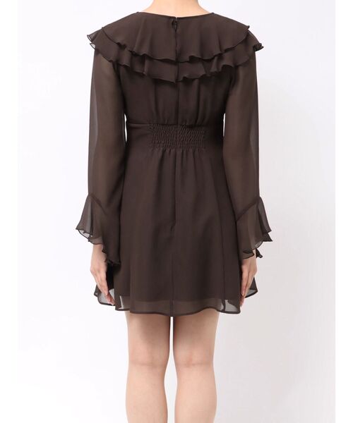 セール】ラッフルフリルミニワンピース（ワンピース）｜MERCURYDUO