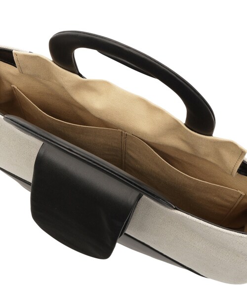 HIROKO HAYASHI(ヒロコハヤシ)の「【WEB・銀座店・松屋店限定】RONDINE(ロンディネ)ハンドバッグ(ハンドバッグ・レディース・ベージュ系その他7・00)」の10枚目の写真