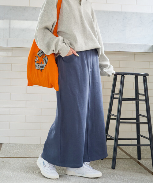 FREAK'S STORE（フリークスストア）の「限定展開　FREAK'S STORE OUTDOORS 裏起毛 クライミング スカート（スカート・レディース・オリーブ/ブルー/ブラウン/ブラック/ライトグレー・MEDIUM/SMALL）」の22枚目の写真