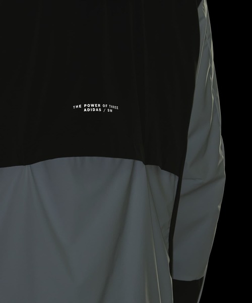 adidas（アディダス）の「アディダスアダプテーション レギュラーフィット ストレッチ ウーブン フード付き フルジップ トラックトップ / ジャージ / アディダス adidas（マウンテンパーカー・メンズ・ブルー/グレー/ブラック・MEDIUM/XX-LARGE/LARGE/X-LARGE/3XL/SMALL/X-SMALL）」の20枚目の写真