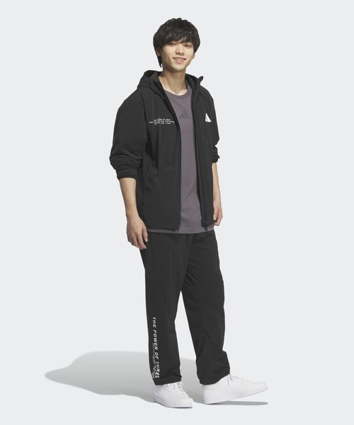 adidas 日本代表 フード付きジャージ 黒　３XＬ　非売品　支給品 adidas フード付きジャージ - メルカリ