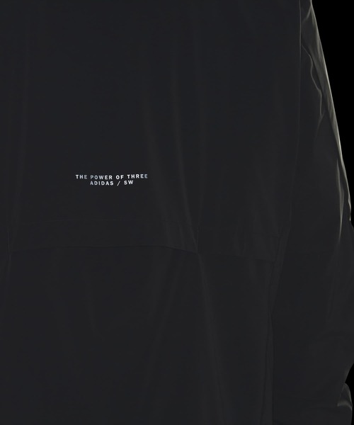 adidas（アディダス）の「アディダスアダプテーション レギュラーフィット ストレッチ ウーブン フード付き フルジップ トラックトップ / ジャージ / アディダス adidas（マウンテンパーカー・メンズ・ブルー/グレー/ブラック・MEDIUM/XX-LARGE/LARGE/X-LARGE/3XL/SMALL/X-SMALL）」の15枚目の写真