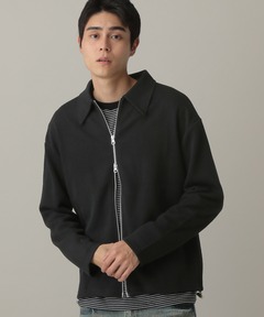 セール】Super170'sウールメルトン ショートブルゾン（ブルゾン