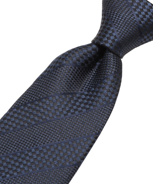 TOKYO SHIRTS(トウキョウシャツ)の「絹100% ベーシックネクタイ(ネクタイ・メンズ・ネイビー系4/ネイビー系1・FREE)」の19枚目の写真