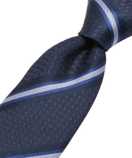 TOKYO SHIRTS(トウキョウシャツ)の「絹100% ベーシックネクタイ(ネクタイ・メンズ・ネイビー系4/ネイビー系1・FREE)」の21枚目の写真