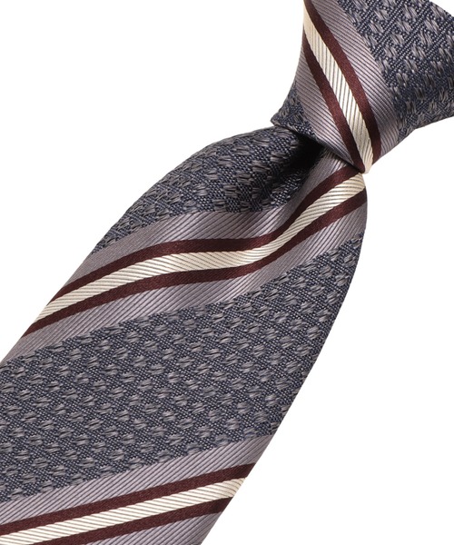 TOKYO SHIRTS(トウキョウシャツ)の「絹100% ベーシックネクタイ(ネクタイ・メンズ・ネイビー系4/ネイビー系1・FREE)」の7枚目の写真