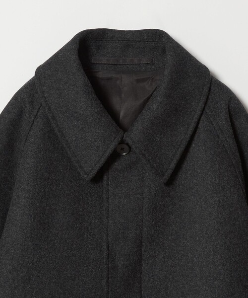 Steven Alan（スティーブンアラン）の「＜Steven Alan＞ WL/CA バルカラー コート（ステンカラーコート・メンズ・ダークグレー/ブラウン・S/M/L/XL）」の6枚目の写真