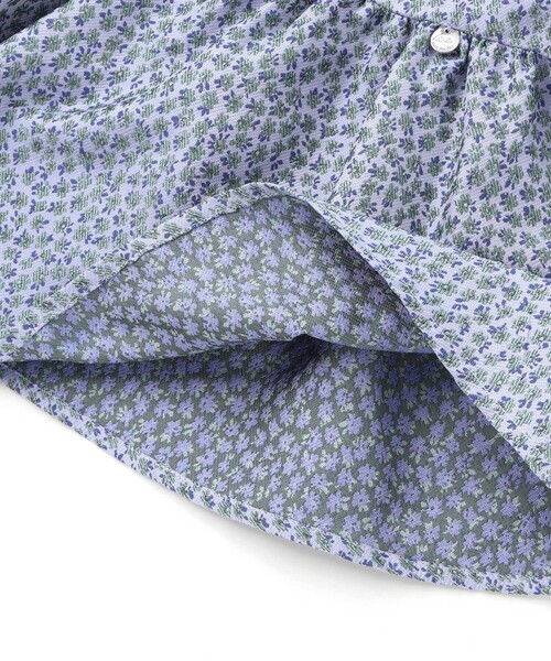 BeBe Petits Pois Vert（ベベプチポワヴェール）の「重ね着風花ジャガードチュニック+バルーンパンツセットアップ（セットアップ・キッズ・ブルー系その他/ピンク系その他・100cm/110cm/130cm/120cm/150cm/140cm）」の15枚目の写真