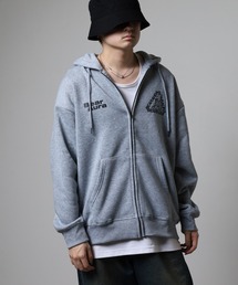 FUNALIVE | ワイドシルエット レトロデザイン裏起毛ZIPパーカー 韓国系(パーカー)