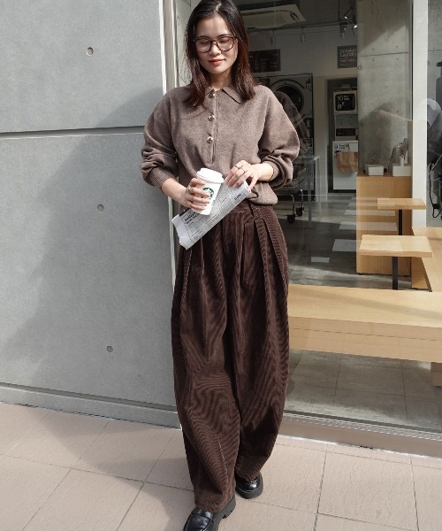 金ボタンポロニット（ニット/セーター）｜CORNERS（コーナーズ）の