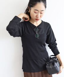 le.coeur blanc | ニットプルオーバー×ビスチェセット(ニット/セーター)