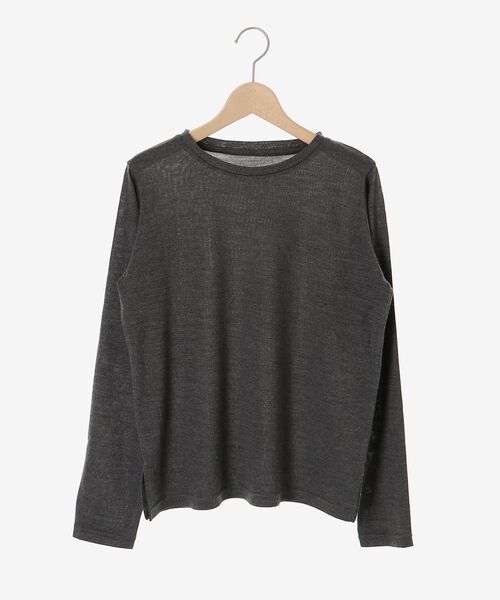 le.coeur blanc(ルクールブラン)の「《手洗い可能》ニットプルオーバー×ビスチェセット(ニット/セーター・レディース・ブラック/チャコールグレー/ブラウン・38)」の4枚目の写真