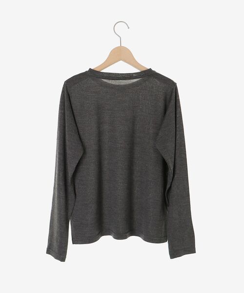 le.coeur blanc(ルクールブラン)の「《手洗い可能》ニットプルオーバー×ビスチェセット(ニット/セーター・レディース・ブラック/チャコールグレー/ブラウン・38)」の5枚目の写真