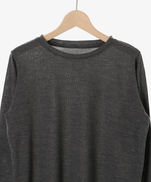 le.coeur blanc(ルクールブラン)の「《手洗い可能》ニットプルオーバー×ビスチェセット(ニット/セーター・レディース・ブラック/チャコールグレー/ブラウン・38)」の6枚目の写真