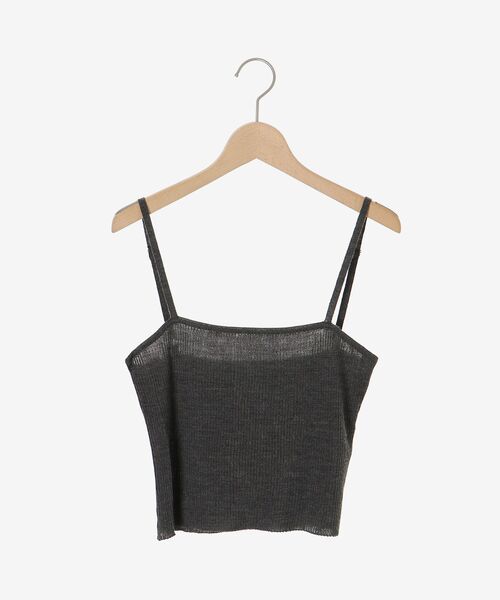 le.coeur blanc(ルクールブラン)の「《手洗い可能》ニットプルオーバー×ビスチェセット(ニット/セーター・レディース・ブラック/チャコールグレー/ブラウン・38)」の8枚目の写真