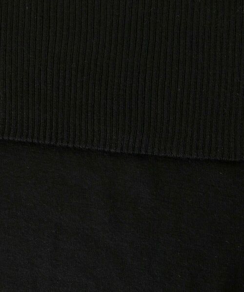 le.coeur blanc(ルクールブラン)の「《手洗い可能》ニットプルオーバー×ビスチェセット(ニット/セーター・レディース・ブラック/チャコールグレー/ブラウン・38)」の14枚目の写真