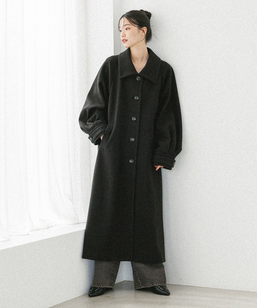 2WAYステンカラーロングコート 587549（ステンカラーコート）｜Heather
