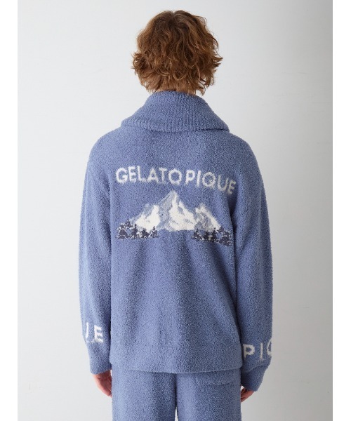 HOMME】パウダーフォレストベアジャガードカウチン（ルームウェア