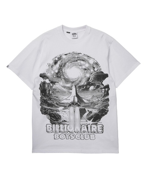 BILLIONAIRE BOYS CLUB(ビリオネア・ボーイズ・クラブ)の「BILLIONAIRE BOYS CLUB HORIZON HEAVYWT WASHED OVSIZ 851-1316(Tシャツ/カットソー・メンズ・ブラック/ホワイト・M/S)」の1枚目の写真