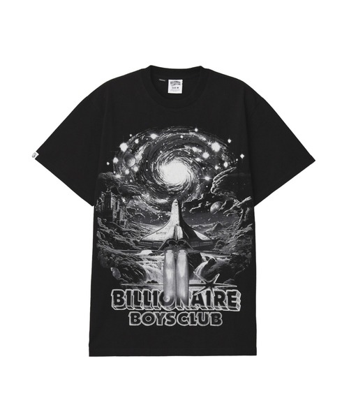 BILLIONAIRE BOYS CLUB(ビリオネア・ボーイズ・クラブ)の「BILLIONAIRE BOYS CLUB HORIZON HEAVYWT WASHED OVSIZ 851-1316(Tシャツ/カットソー・メンズ・ブラック/ホワイト・M/S)」の2枚目の写真