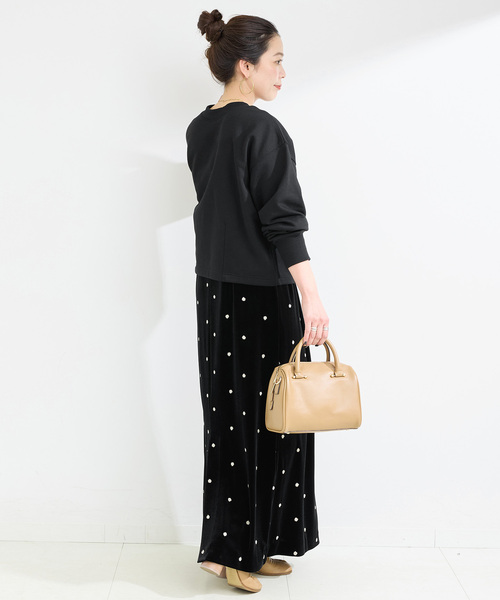 Simplicite(サンプリシテ)の「ウォッシャブル / 2WAYスウェットカーディガン(カーディガン/ボレロ・レディース・レッド/ホワイト/ブラック・FREE)」の6枚目の写真