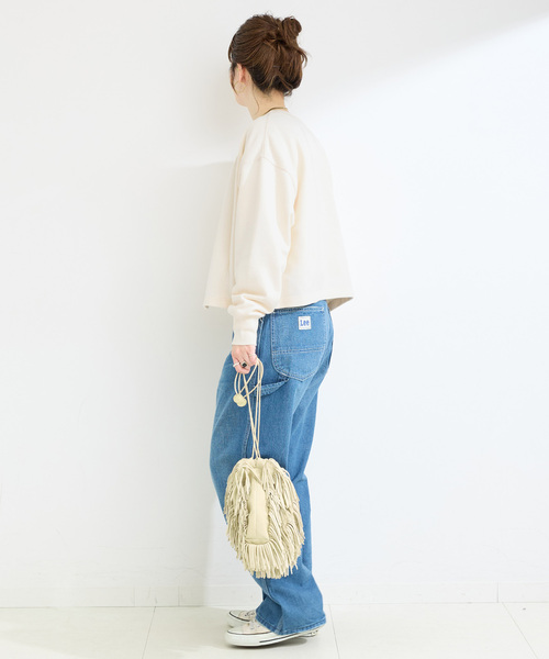 Simplicite(サンプリシテ)の「ウォッシャブル / 2WAYスウェットカーディガン(カーディガン/ボレロ・レディース・レッド/ホワイト/ブラック・FREE)」の12枚目の写真