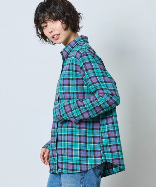 L.L.Bean（エルエルビーン）の「サンウォッシュ・ツイル・シャツ 米国フィット・プチ（シャツ/ブラウス・レディース・レッド系その他/グリーン系その他/ホワイト系その他/パープル系その他・MEDIUM/SMALL/X-SMALL）」の16枚目の写真