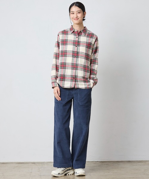 L.L.Bean（エルエルビーン）の「サンウォッシュ・ツイル・シャツ 米国フィット・プチ（シャツ/ブラウス・レディース・レッド系その他/グリーン系その他/ホワイト系その他/パープル系その他・MEDIUM/SMALL/X-SMALL）」の11枚目の写真