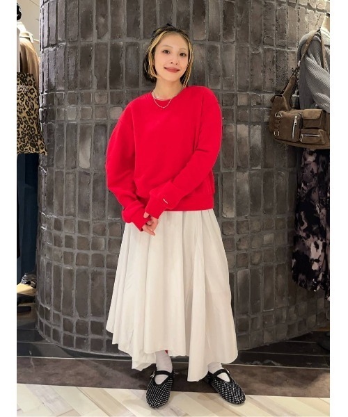 JEANASIS（ジーナシス）の「【選べる着丈】グリッターイレヘムスカート/604741（スカート・レディース・ホワイト/ブラック系その他/ブラック/ブラウン系その他/シルバー・FREE/SMALL）」の16枚目の写真