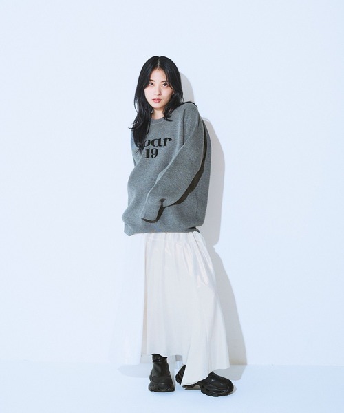 JEANASIS（ジーナシス）の「【選べる着丈】グリッターイレヘムスカート/604741（スカート・レディース・ホワイト/ブラック系その他/ブラック/ブラウン系その他/シルバー・FREE/SMALL）」の19枚目の写真