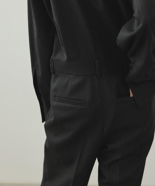 ADAM ET ROPE'（アダムエロペ）の「【EMOELLE】テーラードリラクシーオールインワン（つなぎ/オールインワン・レディース・チャコールグレー/ベージュ系その他2・36/38）」の12枚目の写真