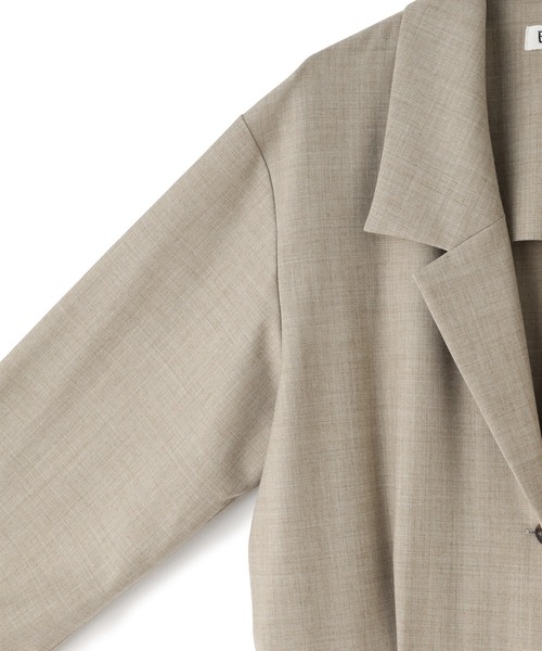 ADAM ET ROPE'（アダムエロペ）の「【EMOELLE】テーラードリラクシーオールインワン（つなぎ/オールインワン・レディース・チャコールグレー/ベージュ系その他2・36/38）」の19枚目の写真