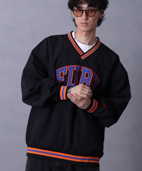 FUBU( フブ)の「【FUBU/フブ】 Nylon Pullover / ナイロン プルオーバー(その他トップス・メンズ・ブラック/ブラウン・M/L/XL)」の4枚目の写真