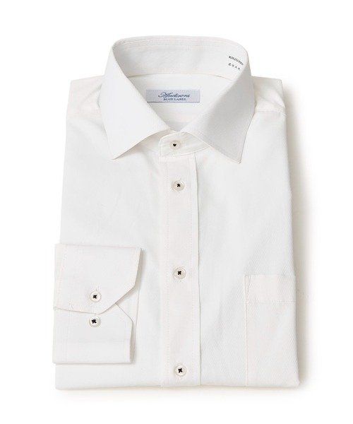 TETE HOMME(テットオム)の「T/C デザインドレスシャツ(ビジネスシャツ・メンズ・ネイビー/ホワイト系3/グレー/ホワイト系1/ブラック・MEDIUM/LARGE/X-LARGE)」の2枚目の写真