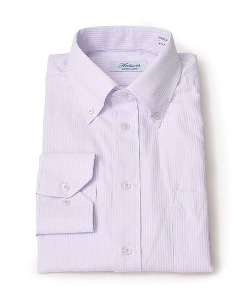 TETE HOMME(テットオム)の「T/C デザインドレスシャツ(ビジネスシャツ・メンズ・ネイビー/ホワイト系3/グレー/ホワイト系1/ブラック・MEDIUM/LARGE/X-LARGE)」の3枚目の写真