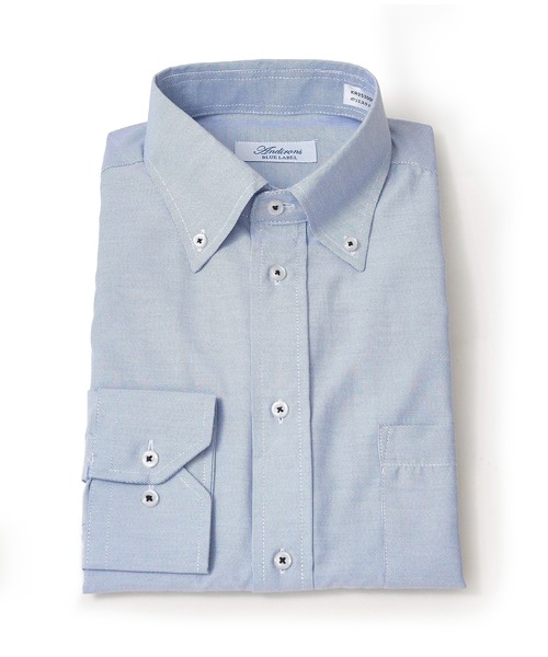 TETE HOMME(テットオム)の「T/C デザインドレスシャツ(ビジネスシャツ・メンズ・ネイビー/ホワイト系3/グレー/ホワイト系1/ブラック・MEDIUM/LARGE/X-LARGE)」の5枚目の写真