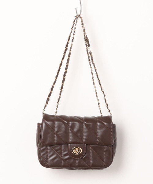 apres jour clair(アプレジュールクレア)の「【apres jour clair】キルティングショルダーバッグ(ショルダーバッグ・レディース・レッド/ブラック/ブラウン系その他・FREE)」の9枚目の写真