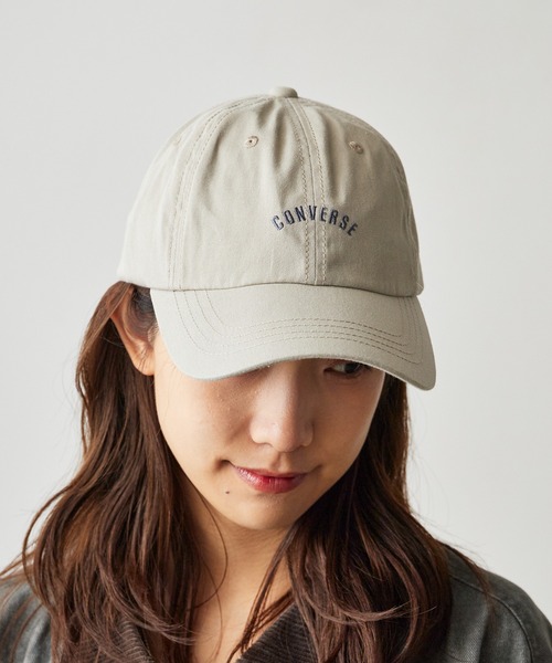 CONVERSE（コンバース）の「CONVERSE/コンバース ベースボール ６パネルキャップ（キャップ・メンズ・ライトグレー/ベージュ/オレンジ/グレー/ブルー/ブラック・FREE）」の4枚目の写真
